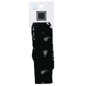Wholesale - BLACK PRINTED BANDANA C/P 72, UPC: 810044610710